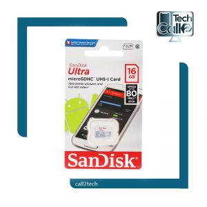 رم میکرو ۱۶ گیگ SanDisk Ultra