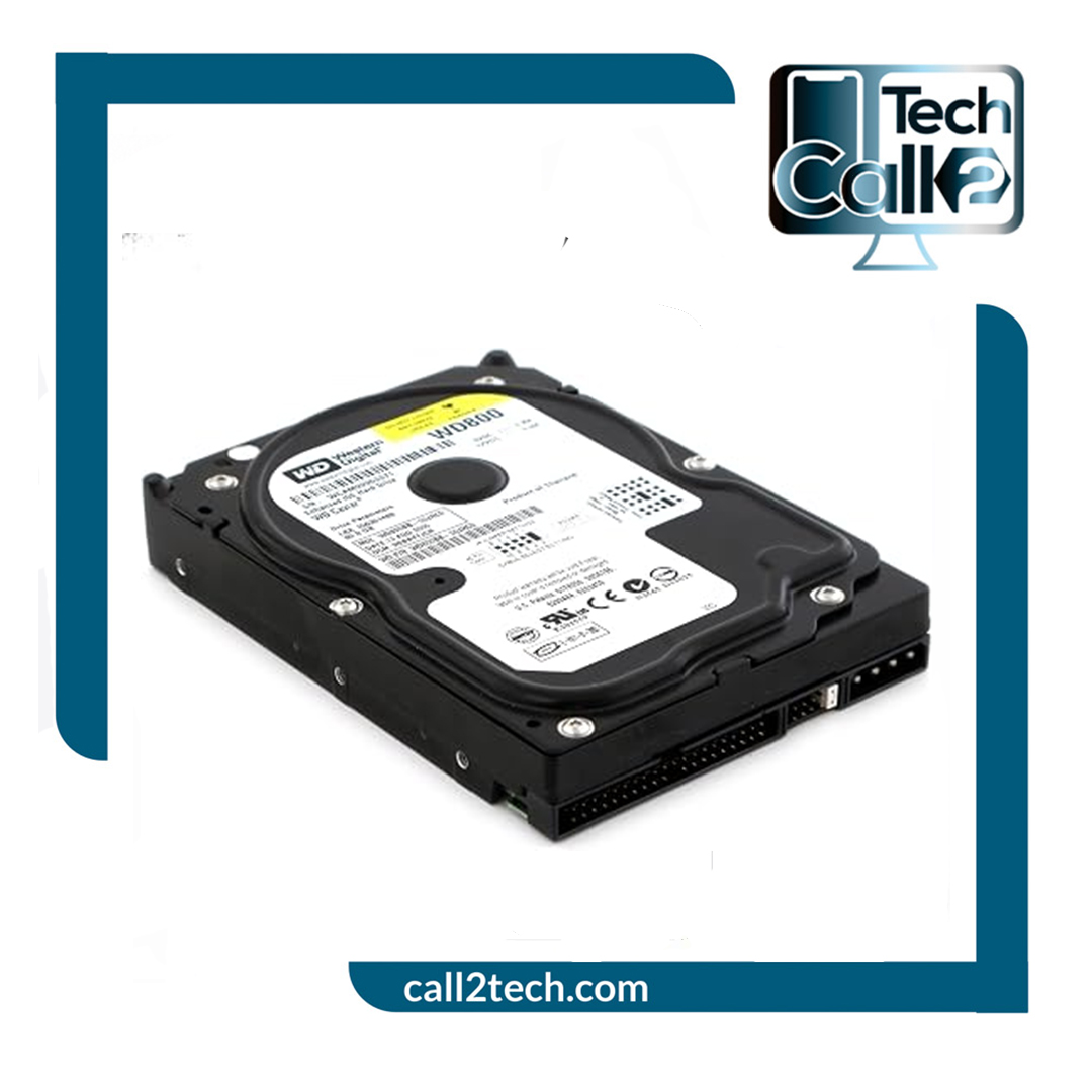 هارد دیسک اینترنال وسترن دیجیتال ظرفیت 80 گیگابایت 3.5اینچی مدل WD WD800BB کارکرده